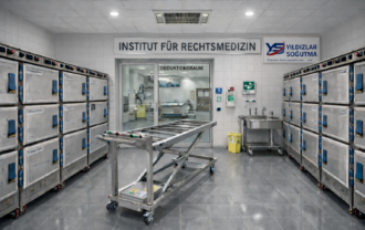 Sıvı Drenajlı Otopsi Masası