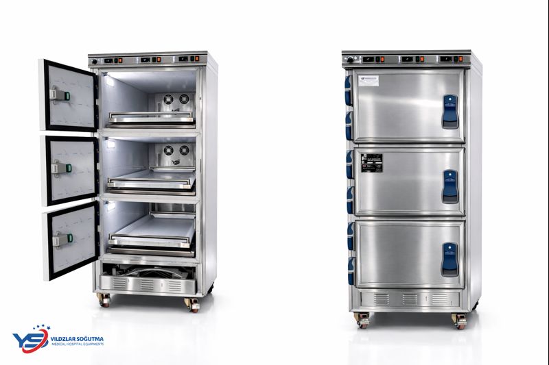 Morg dolapları, tekli veya çoklu bölmeli yapısıyla güvenli muhafaza sağlayan profesyonel ekipmanlardır.