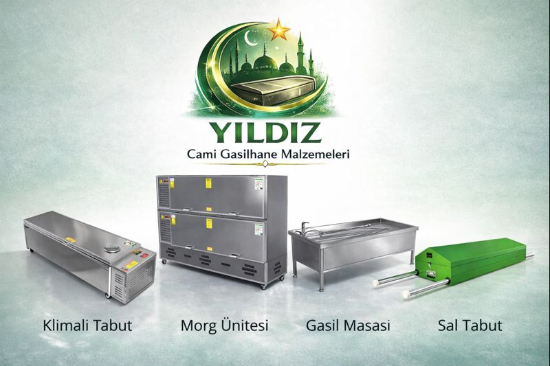 Morg ekipmanları, sal tabut, klimalı tabut ve gasil masası üretiminde kaliteli ve paslanmaz çözümler sunuyoruz.
