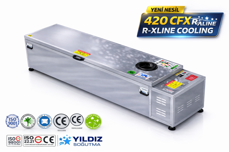 Klimalı tabut 420 K/Calori CFX R-XLİNE Cooling yeni nesil cenaze soğutma ünitesi paslanmaz çelik profesyonel soğutmalı tabut modeli