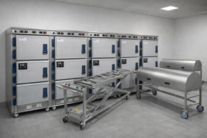 Modern hastaneler için profesyonel morg ekipmanları